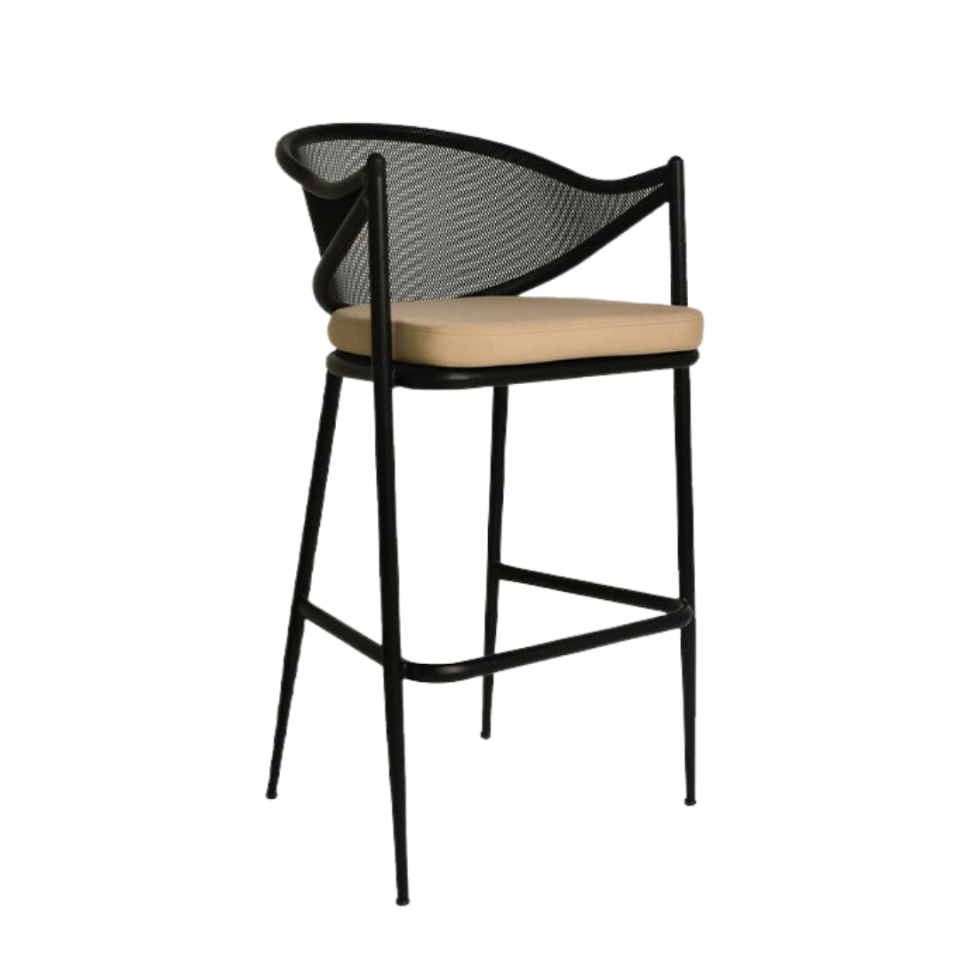 Bullet Metal Dış Mekan Bar Sandalyesi